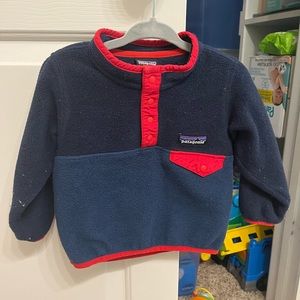 Blue and red kids Patagonia barely worn 12-18 months